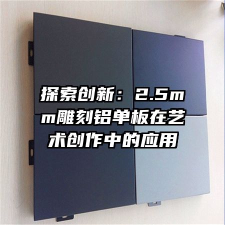 ̽�����£�2.5mm��������������������е�Ӧ��